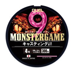 Плетено влакно DUEL Monstergame 9 200m. PinkPurple