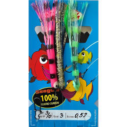 Чепаре Go Fish N: 3/0 за Гърция с 3бр.октоподчета XESTA #2.5 (7.5cm)