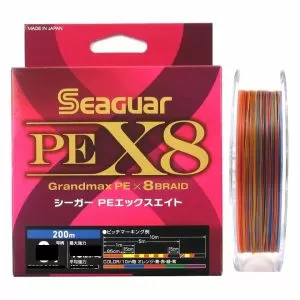 Seaguar PE x8 5colors 200m.