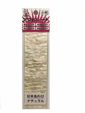 Седефено фолио NIHON-AWABI Japan-S Натурален бял седеф 140x40mm.