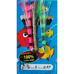 Чепаре Go Fish N: 3/0 за Гърция с 3бр.октоподчета XESTA #2.5 (7.5cm)