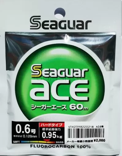 Seaguar Ace 100% Fluorocarbon 60m.