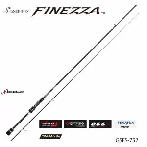 Прът Graphiteleader  18Super FINEZZA  GSFS-752L-T (tubular tip) 2.26m.1-10gr.