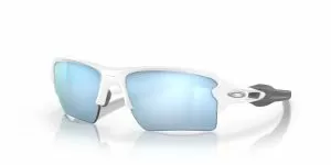 OAKLEY FLAK 2.0 XL Polished white frame PRIZM Deep H20 Polarized 
