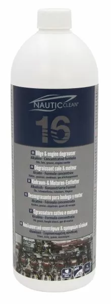Обезмаслител Nautic clean Bilge & Engine degreaser 16 spray - 1l.