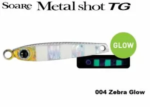 Shimano SOARE Metal Shot TG Tungsten 7g color:004 Zebra Glow