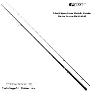 G-Craft Seven Sense Midnight Monster Big One Custom MMS-982-SR 2.97m. Lure Max:45g.