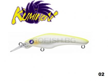 Blue Blue KUMIHON 70S  9g. N:02 Chartreuse Back&Pearl