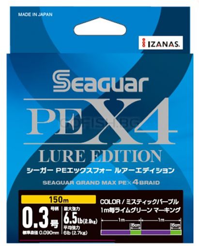 Seaguar PE x4 Lure Edition 150m.