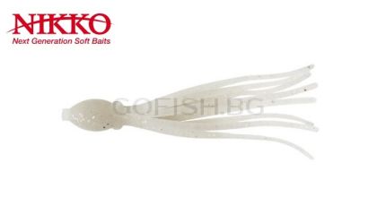 NIKKO Squid Rubber 3.5" 8.5cm. # Keimura GLOW