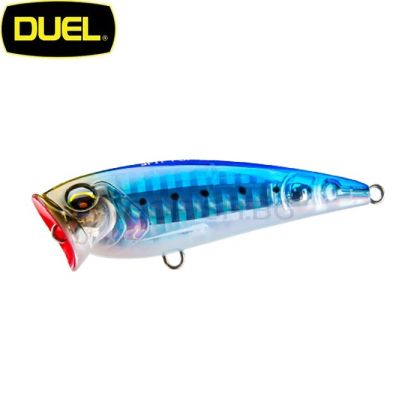 DUEL L-Blue Spit Popper 70F 70mm 8.5g F1224-HIW