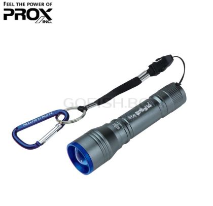 UV LED фенер със zoom леща PROX PX 9184GB Blue
