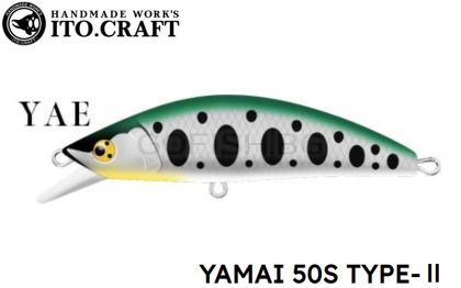 ITO CRAFT YAMAI Type-II S 50mm. 4.5g. color:YAE