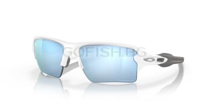 OAKLEY FLAK 2.0 XL Polished white frame PRIZM Deep H20 Polarized 