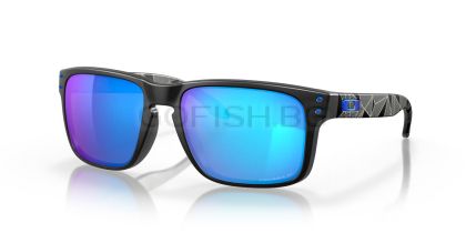 OAKLEY HOLBROOK Matte black frame PRIZM Sapphir Irid Polarized 