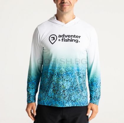 Adventer Fishing Bluefin Trevally Hooded T-shirt