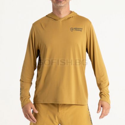Adventer Fishing Sand Hooded T-shirt