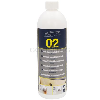 Nautic clean Scaling cleaner for hulls & rust streaks 02 - 1l.