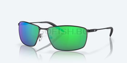 Очила Costa TURRET - 11 Matte Black Green Mirror 580P