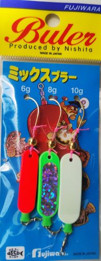 Buler Fujiwara Mixed Type 6g-8g-10g #Mix colors