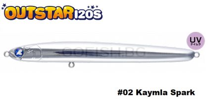 Blue Blue OUTSTAR 120S 20g. 120mm. #02