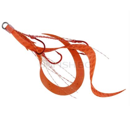Tai Rubber START Triple Hook "Curly" hook size:S #02 Orego Million