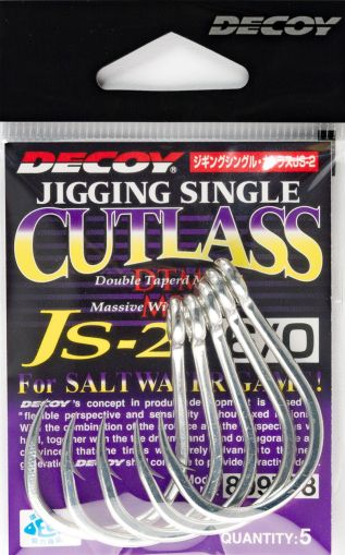 DECOY Jigging Single hook JS-2