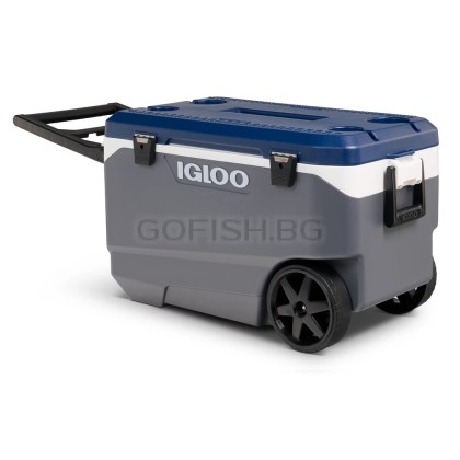 Хладилна Чанта IGLOO LATITUDE 90QT MAXCOLD ROLLER CARBON - 85 л.