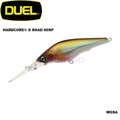 DUEL Hardcore X Shad 60SP F 1107