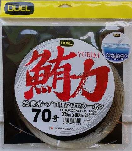 Месина DUEL YURIKI Fluorocarbon 100% 25m. 