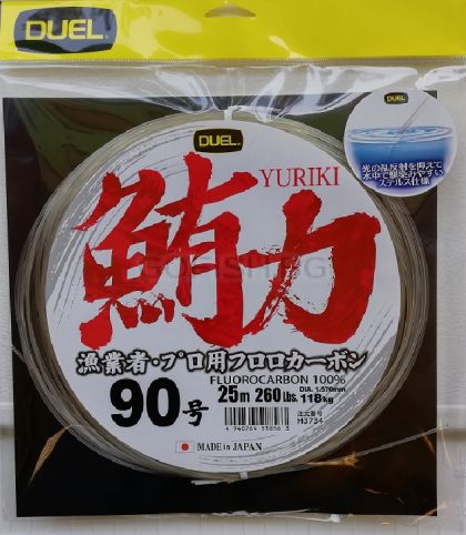 DUEL YURIKI Fluorocarbon 100% 25m. 