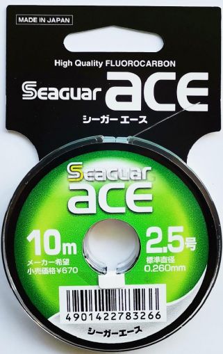 Seaguar Ace 100% Fluorocarbon 10m.