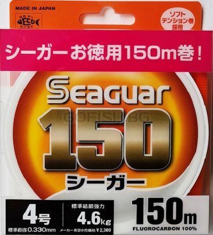 Месина Seaguar 100% Fluorocarbon 150m.