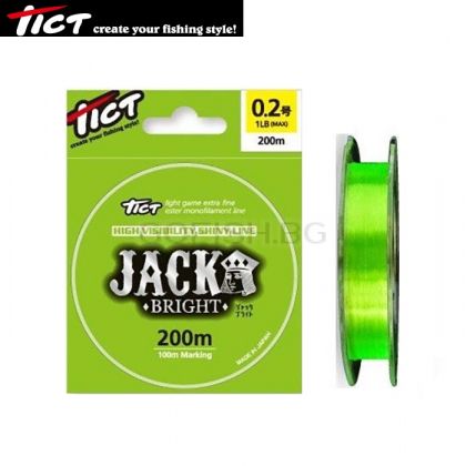 Влакно TICT Ester Monofilament JACK Bright