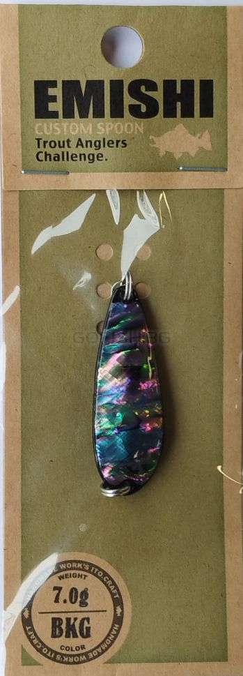ITO.CRAFT Emishi Custom Spoon 4g 41mm – Japanese Trout Fishing Lure (Various Colors)