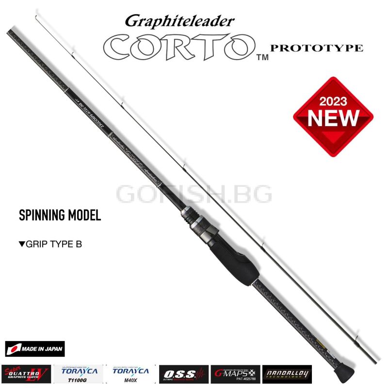 Graphiteleader Corto Prototype 22GCORPS-782ML-HS 2.34m. 1-20g. Graphiteleader Corto Prototype 22GCORPS-782ML-HS 2.34m. 1-20g.