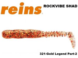 REINS Rockvibe Shad 2" #321 Gold Legend Part-2