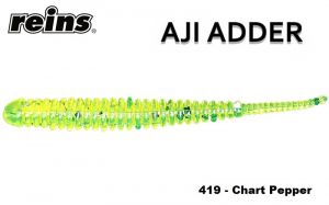 REINS Aji Adder 2.0" 50mm 15pcs. #419 Chart Pepper