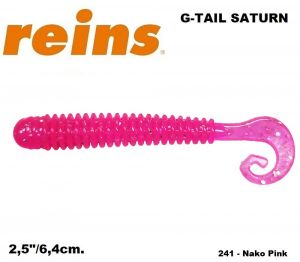 REINS G Tail Saturn 2.5" 6.4cm 20pcs. #241 Nanko Pink