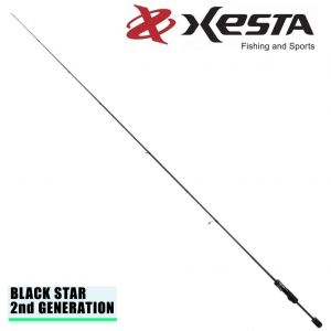 XESTA Black Star 2nd Generation S69-T /Tubulat Tip/ 2.05m. 0,2-10gr. Technical Friction