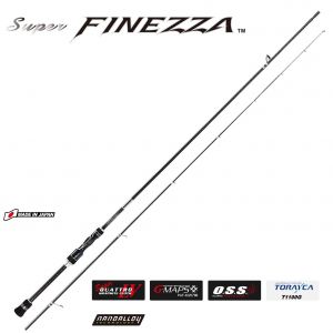 Въдица Graphiteleader 18 Super FINEZZA  GSFS-6102L-HS (solid tip)2.08m.0.5-5gr.