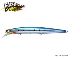 Blue Blue Blooowin 140J -26gr. Jerk Edition #03 UV Sardibe