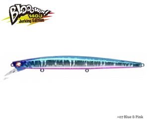 Blue Blue Blooowin 140J -26gr. Jerk Edition #07 Blue & Pink