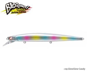 Blue Blue Blooowin 140J -26gr. Jerk Edition #09 Glow Glow Candy