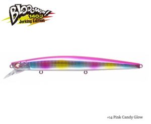 Blue Blue Blooowin 140J -26gr. Jerk Edition #14 Pink Candy Glow