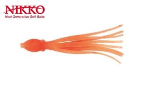 NIKKO Squid Rubber 3.5" 8.5cm. #Keimura ORANGE