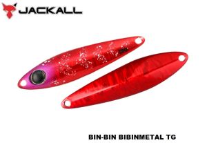 Jackall BinBin Metal TG 40g. #Red Squid Glow