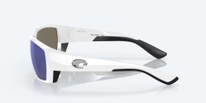 Costa TUNA Alley - White frame Blue Mirror 580G