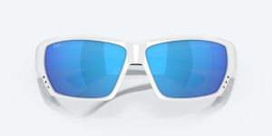 Costa TUNA Alley - White frame Blue Mirror 580G