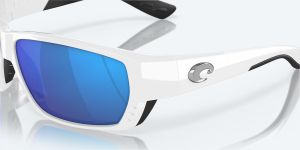 Costa TUNA Alley - White frame Blue Mirror 580G